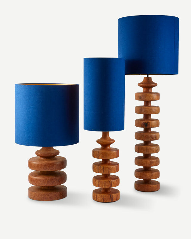 Gouda Lamp Base Low - Cognac