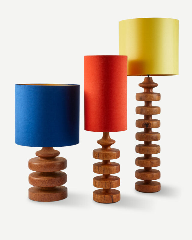 Gouda Lamp Base Low - Cognac