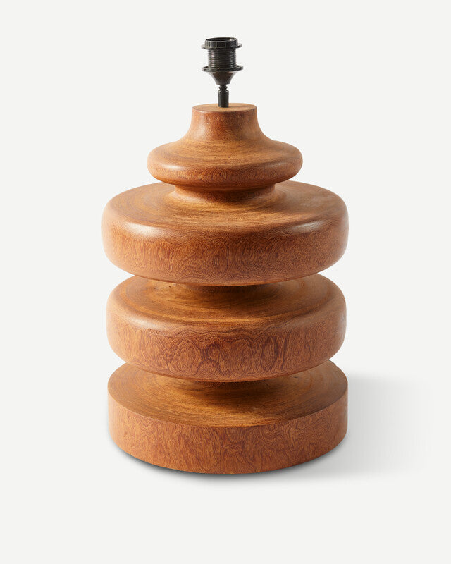 Gouda Lamp Base Low - Cognac