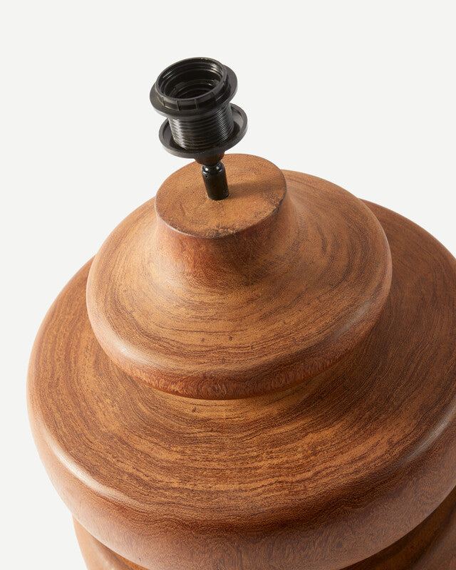 Gouda Lamp Base Low - Cognac