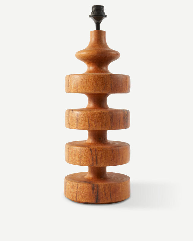 Gouda Lamp Base Mid - Cognac