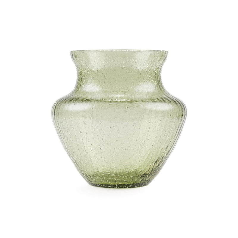 Frosty Dahlia Vase Olivegreen