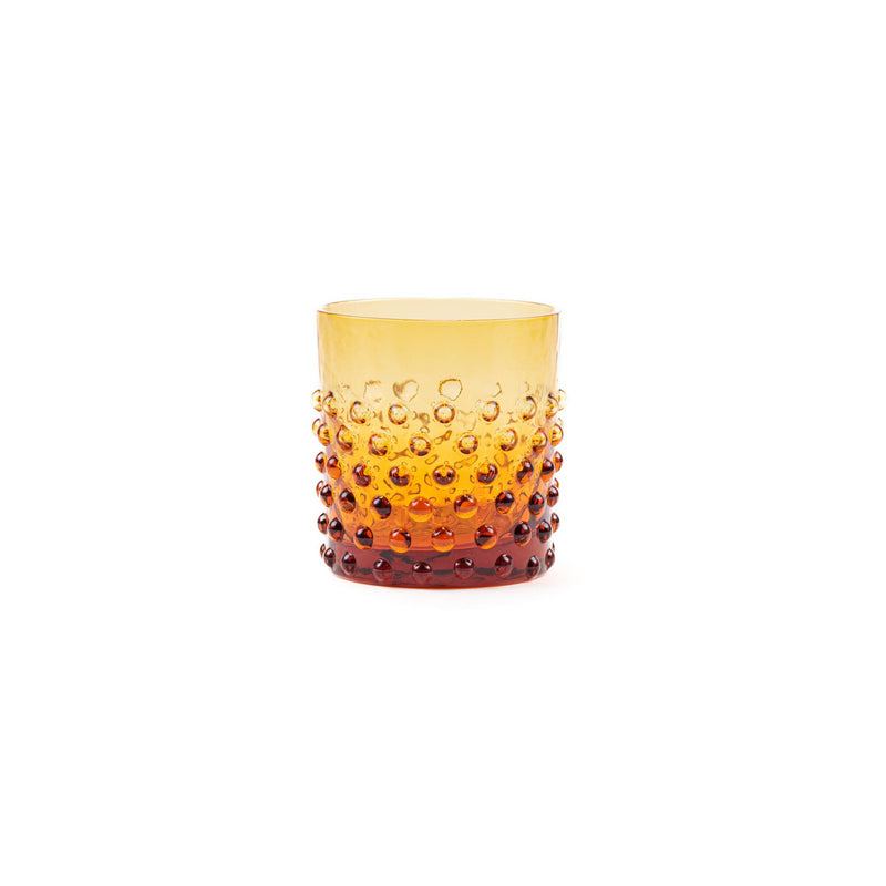Hobnail Short Drink Amber
