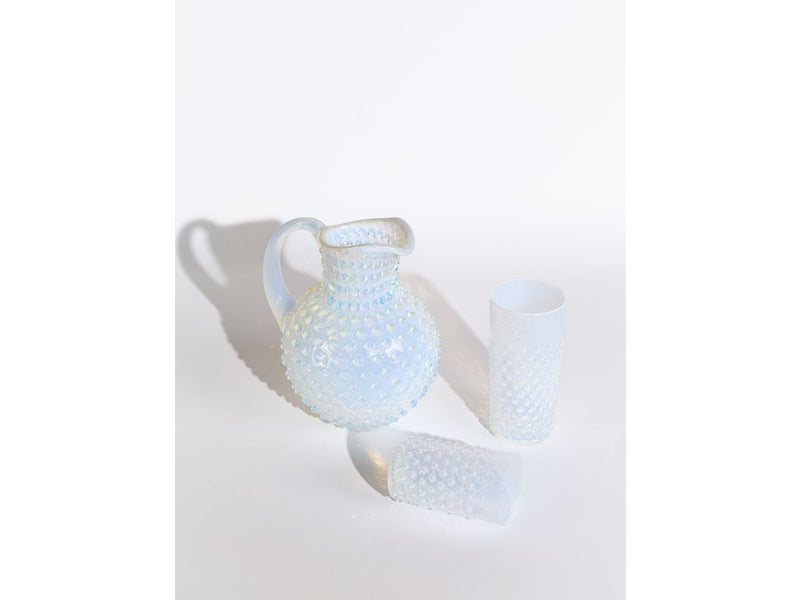 Opaline Paris Hobnail Jug 2L Creamy White