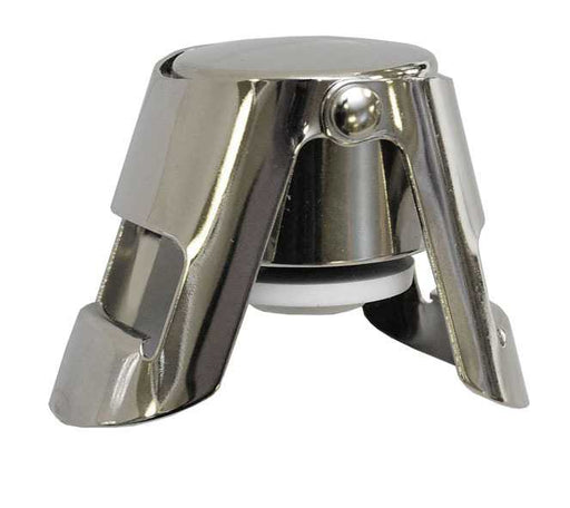 Champagne stopper nickel-plated with key ring