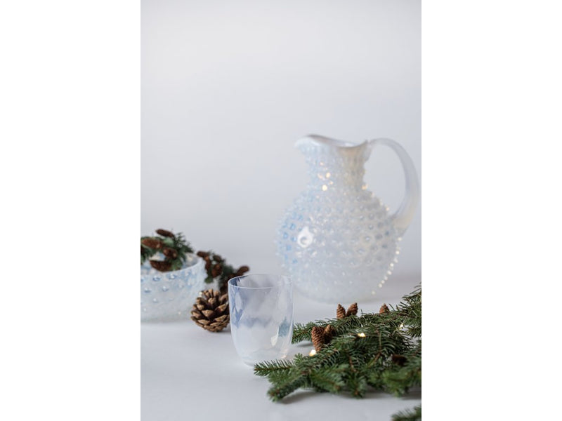 Opaline Paris Hobnail Jug 2L Creamy White