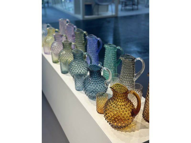 Paris Hobnail Jug 2L Amber