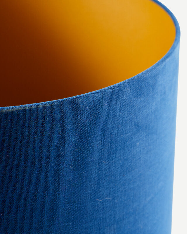Abat-jour en toile souple - S - Bleu foncé