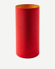 Soft Canvas Lamp Shade - S - Coral red