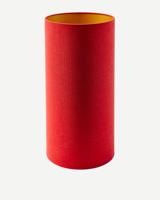 Soft Canvas Lamp Shade - S - Coral red