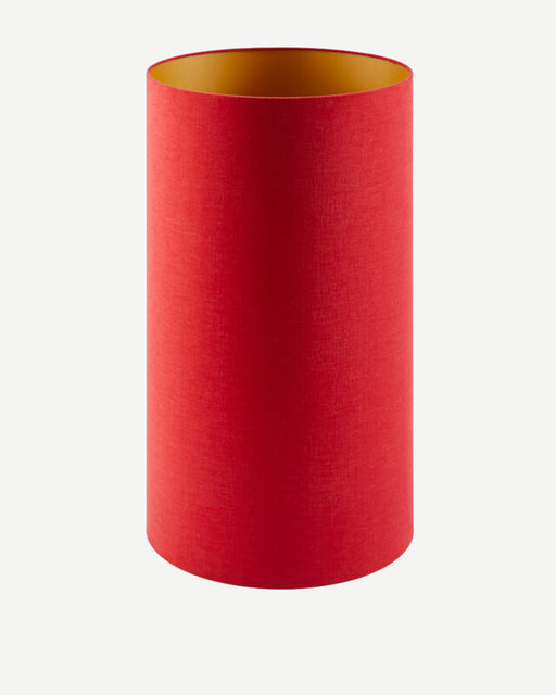 Soft Canvas Lamp Shade - M - Coral red