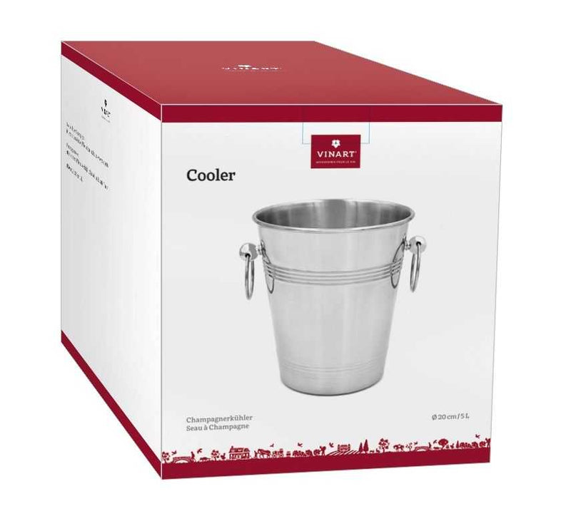 Champagne bucket stainless steel 18.8cm