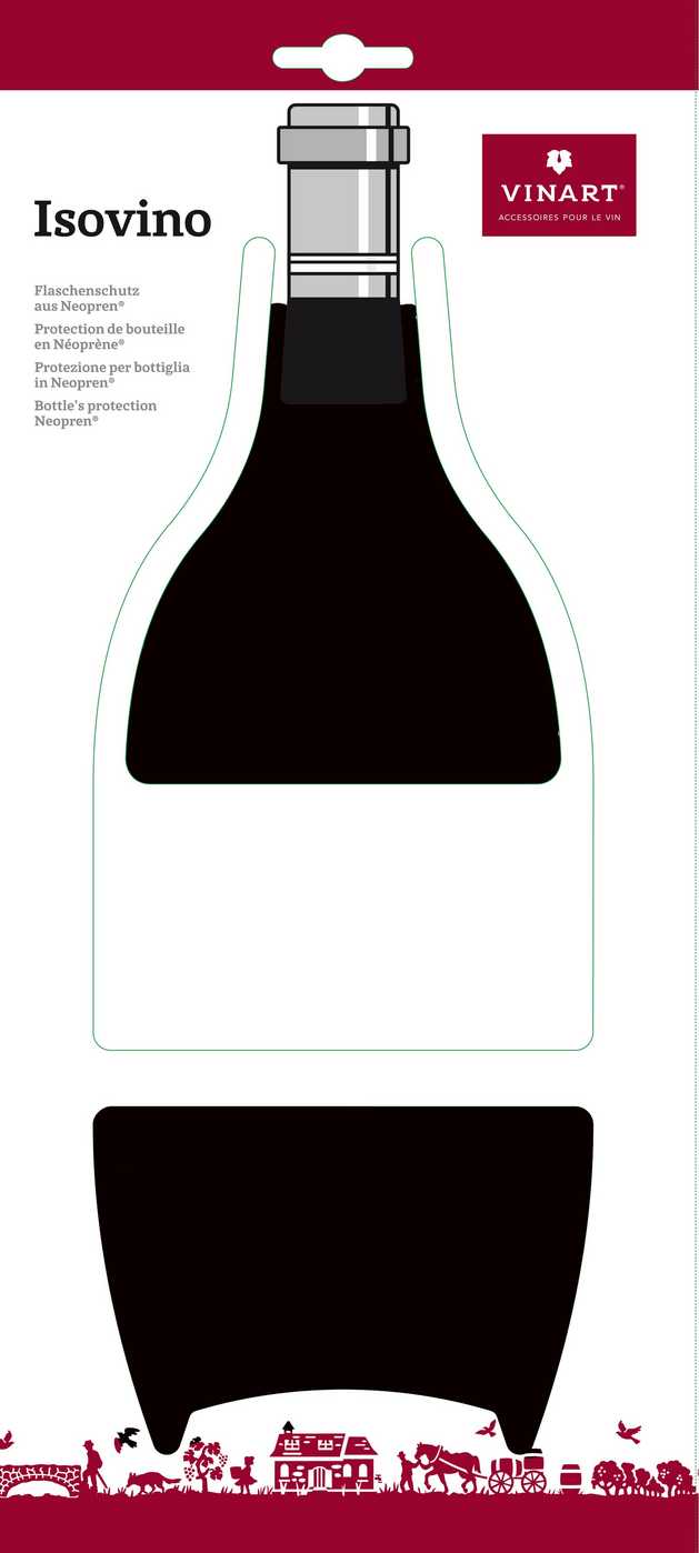 IsoVino bottle protector black