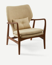 Peggy Chair Smooth Fabric - Beige
