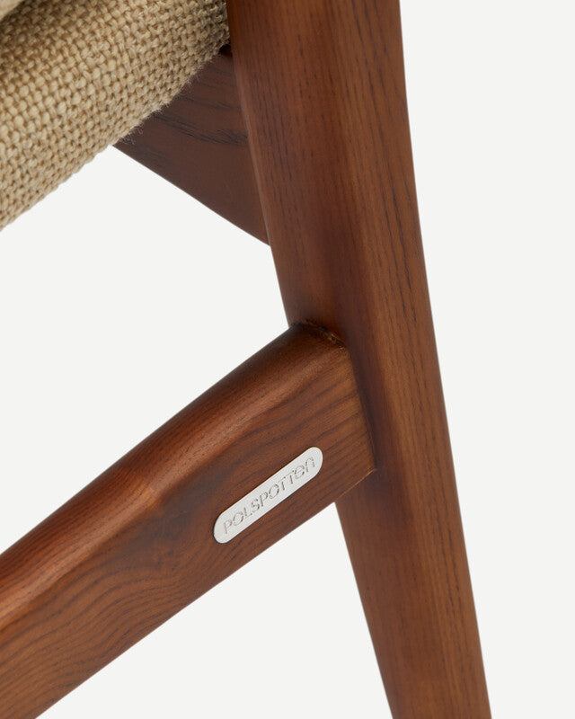 Peggy Chair Smooth Fabric - Beige