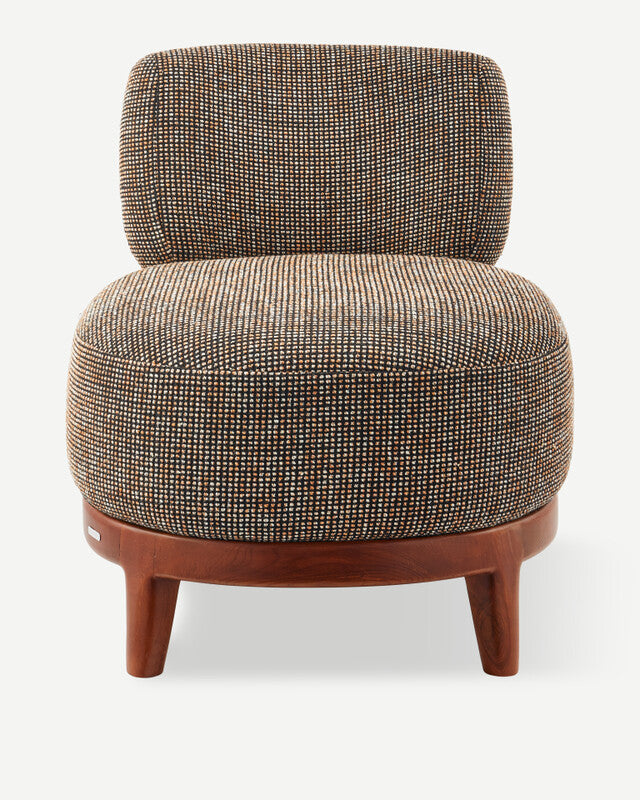 Speckled Fizz Lounge Chair - Dark brown