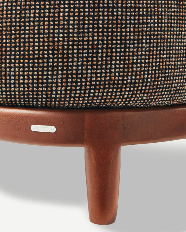 Speckled Fizz Lounge Chair - Dark brown