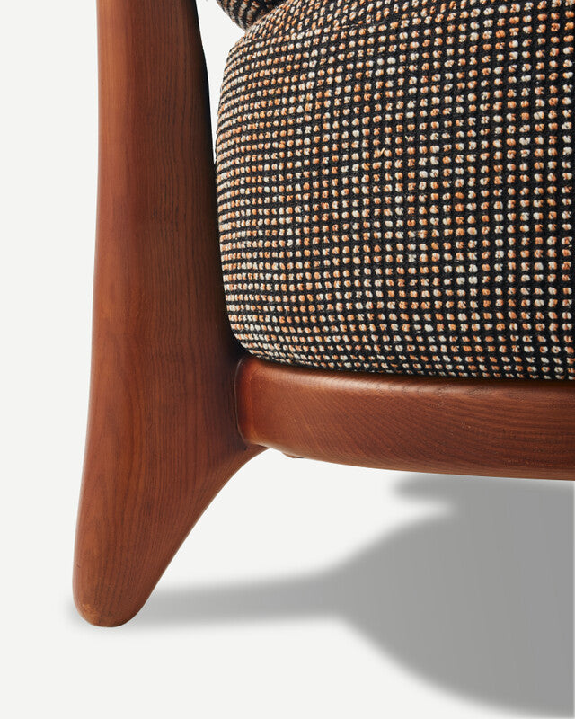 Speckled Fizz Lounge Chair - Dark brown