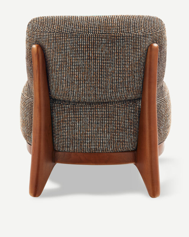 Speckled Fizz Lounge Chair - Dark brown