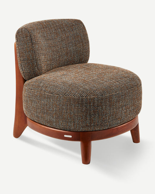 Speckled Fizz Lounge Chair - Dark brown