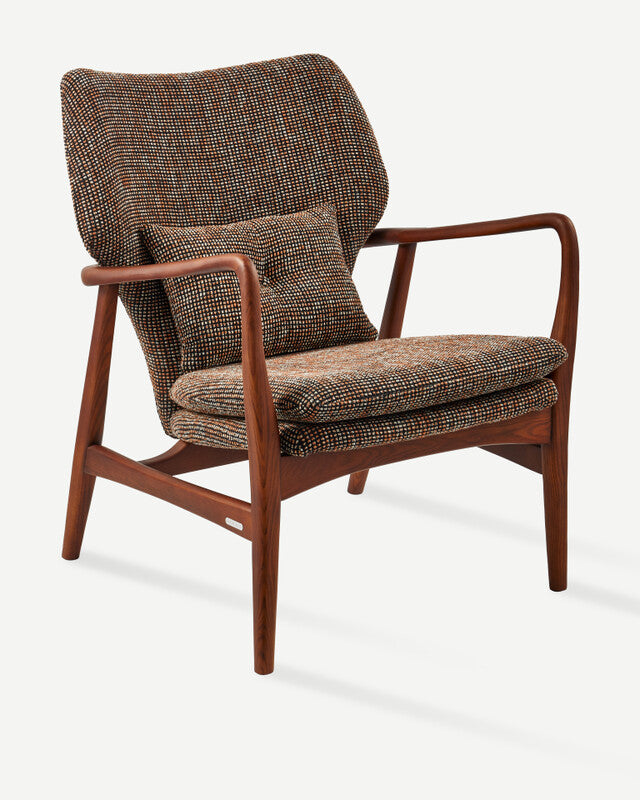 Speckled Peggy Chair - Dark brown