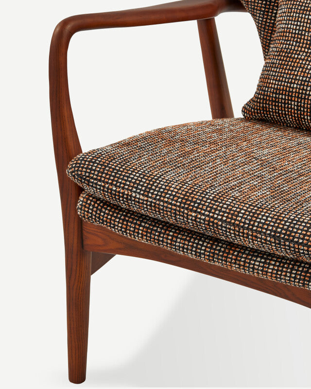 Speckled Peggy Chair - Dark brown