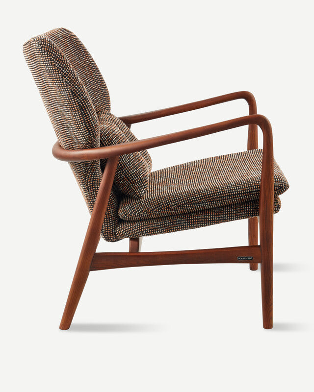 Speckled Peggy Chair - Dark brown