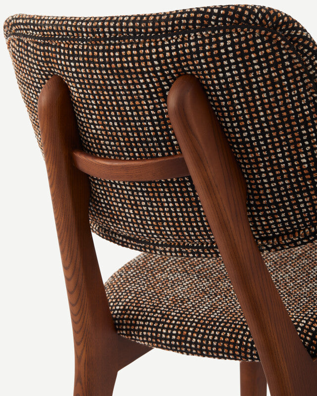 Speckled Happy Days Dining Chair - Dark brown