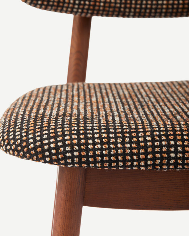 Speckled Happy Days Dining Chair - Dark brown