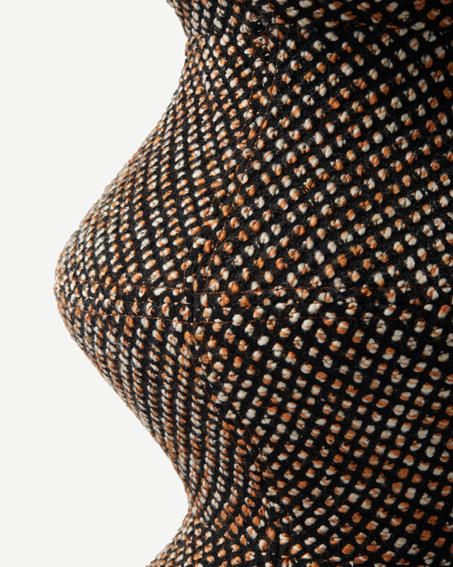Speckled Soft Zig Zag - Dark brown