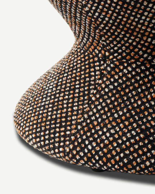 Speckled Soft Zig Zag - Dark brown