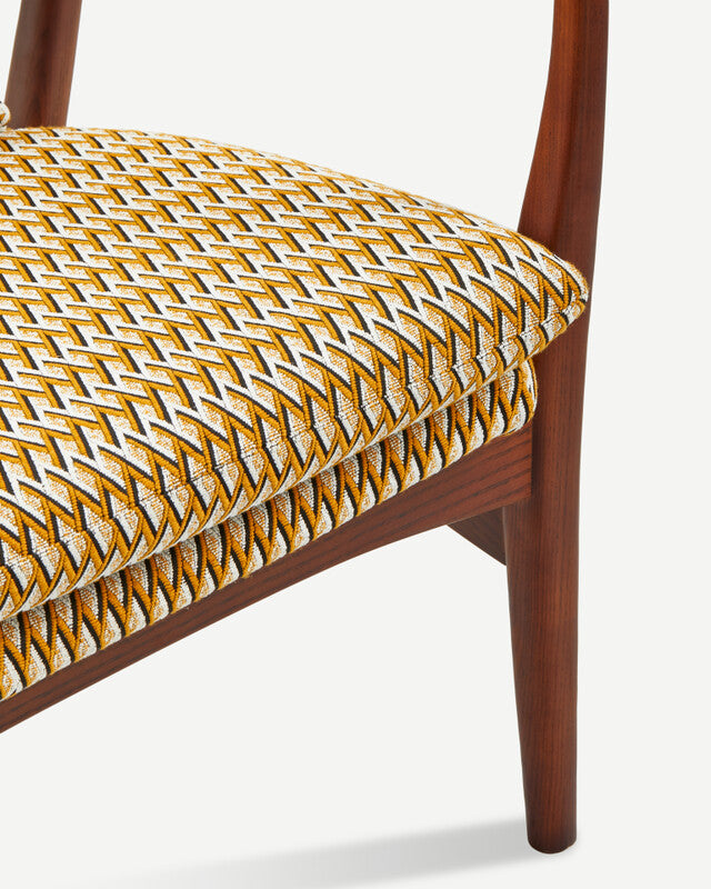 Geo Peggy Chair - Ochre