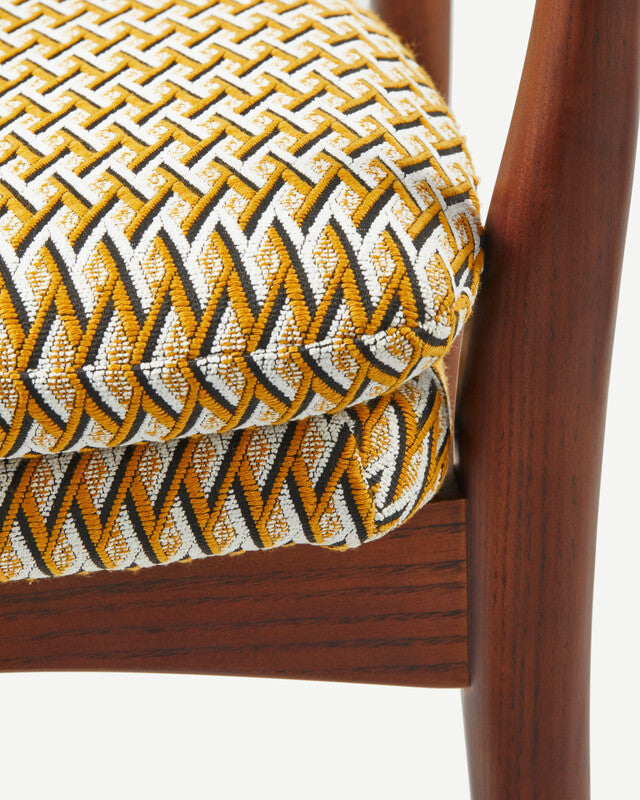 Geo Peggy Chair - Ochre