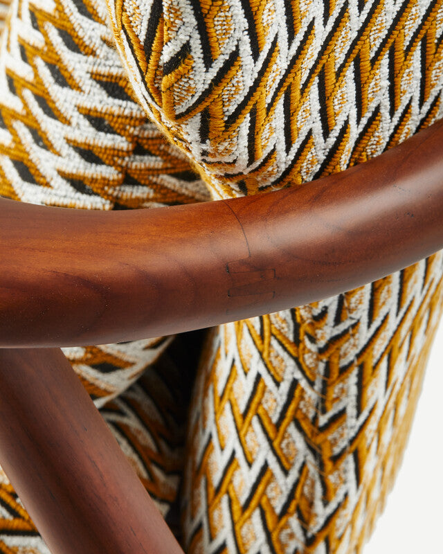 Geo Peggy Chair - Ochre