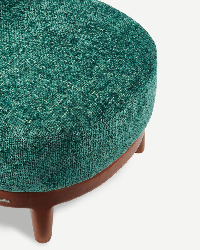 Greenish Fizz Loung Chair - Dark green