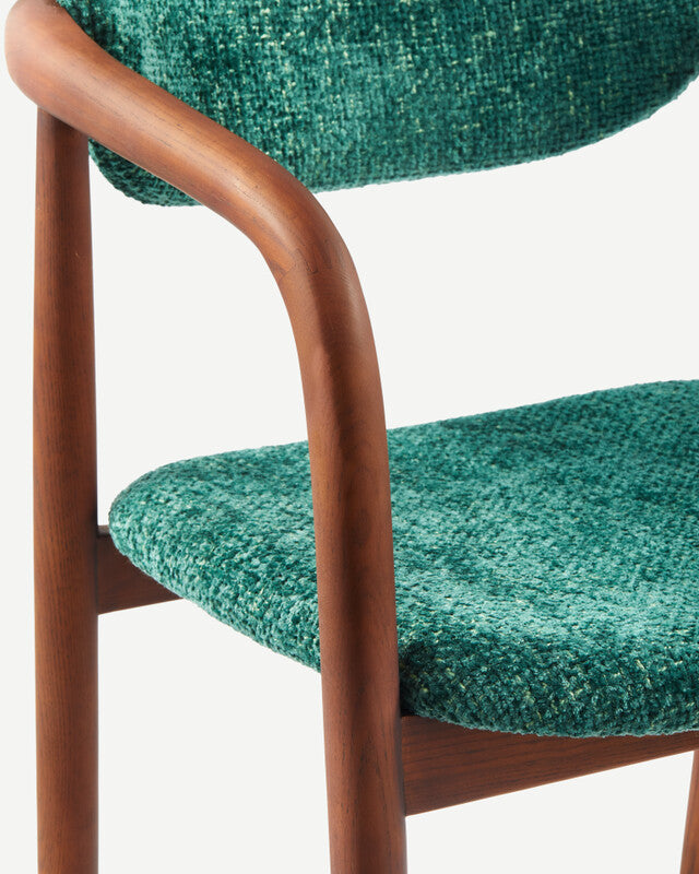 Greenish Henry Chair - Dark green