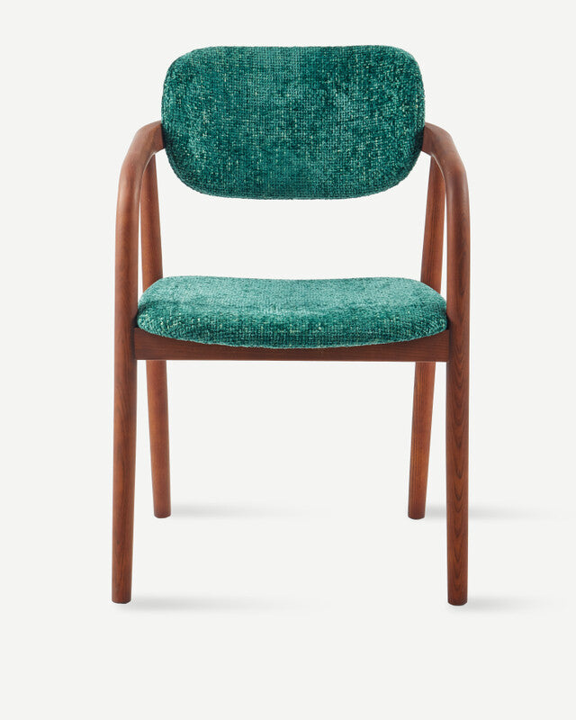 Greenish Henry Chair - Dark green
