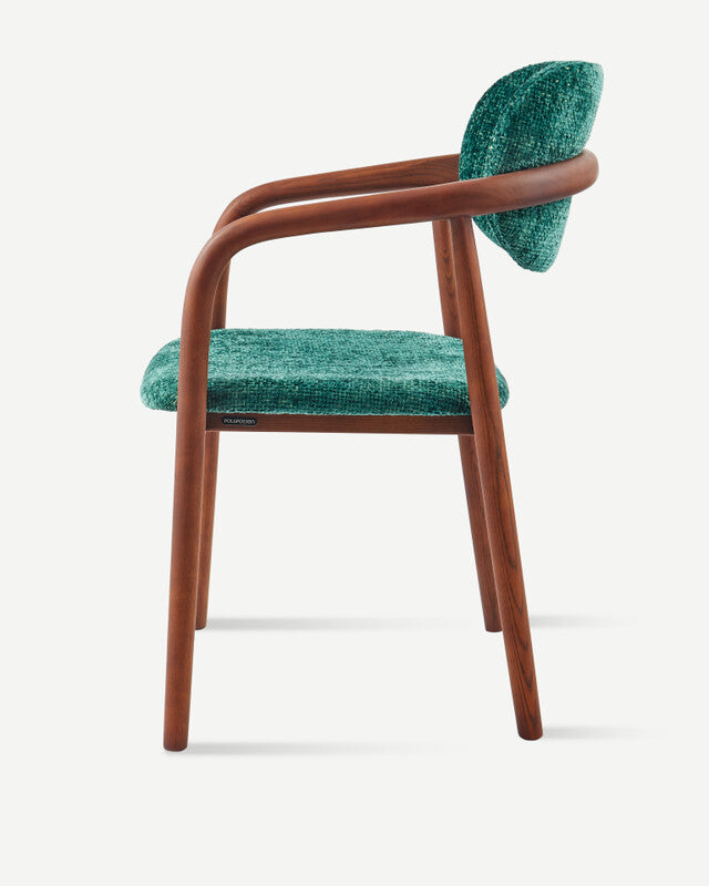 Greenish Henry Chair - Dark green