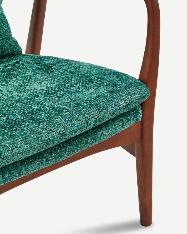 Greenish Peggy Chair - Dark green