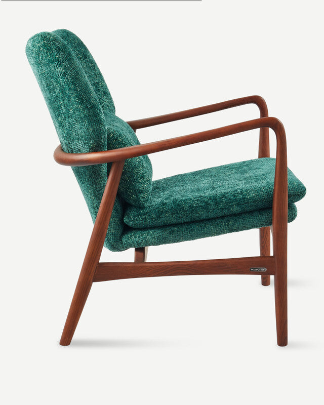 Greenish Peggy Chair - Dark green