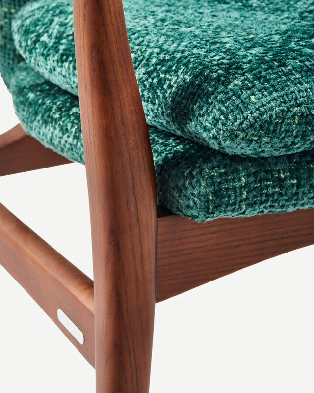 Greenish Peggy Chair - Dark green