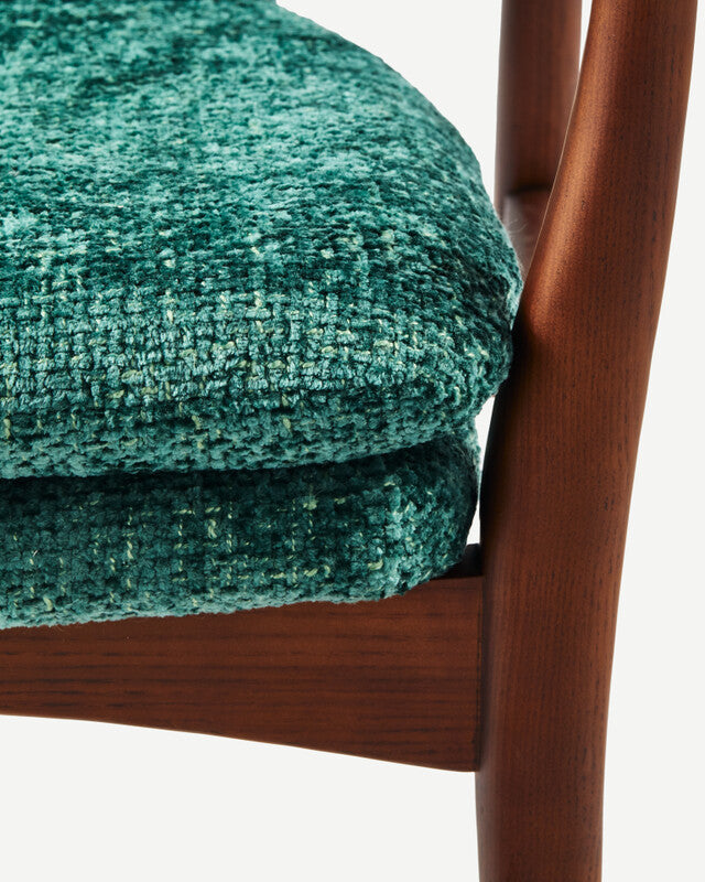 Greenish Peggy Chair - Dark green