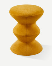 Soft Zig Zag Stool - Yellow