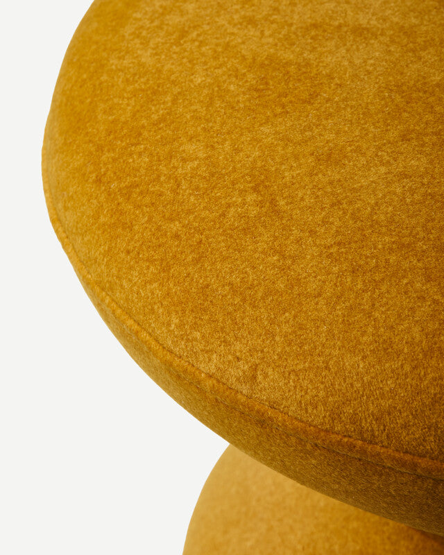 Soft Zig Zag Stool - Yellow