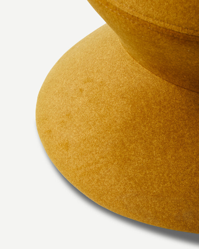 Soft Zig Zag Stool - Yellow