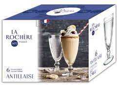 ANTILLAISE Set of 6 Ice Cream Cups Glass