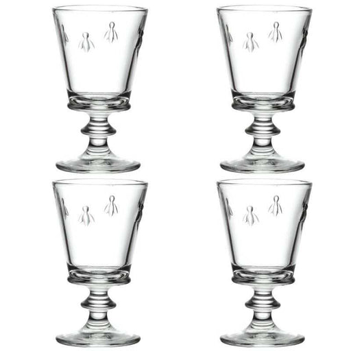 ABEILLE Set of 4 Wine Glasses 24cl Glass