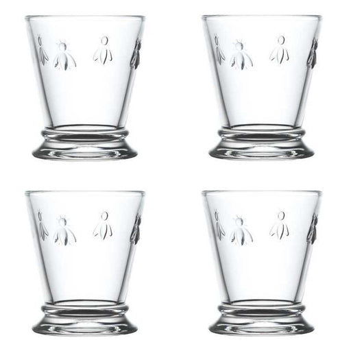 ABEILLE Set of 4 Tumblers 26cl Glass