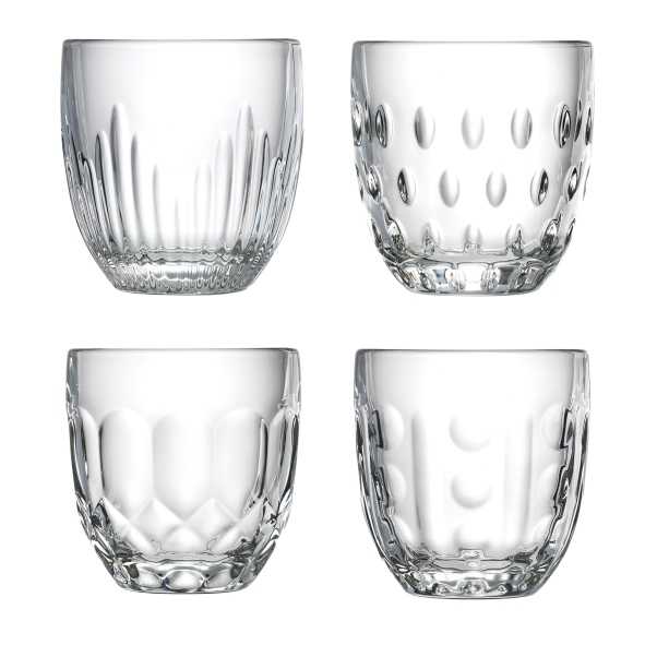 TROQUET Set of 4 Tumblers 23cl Glass