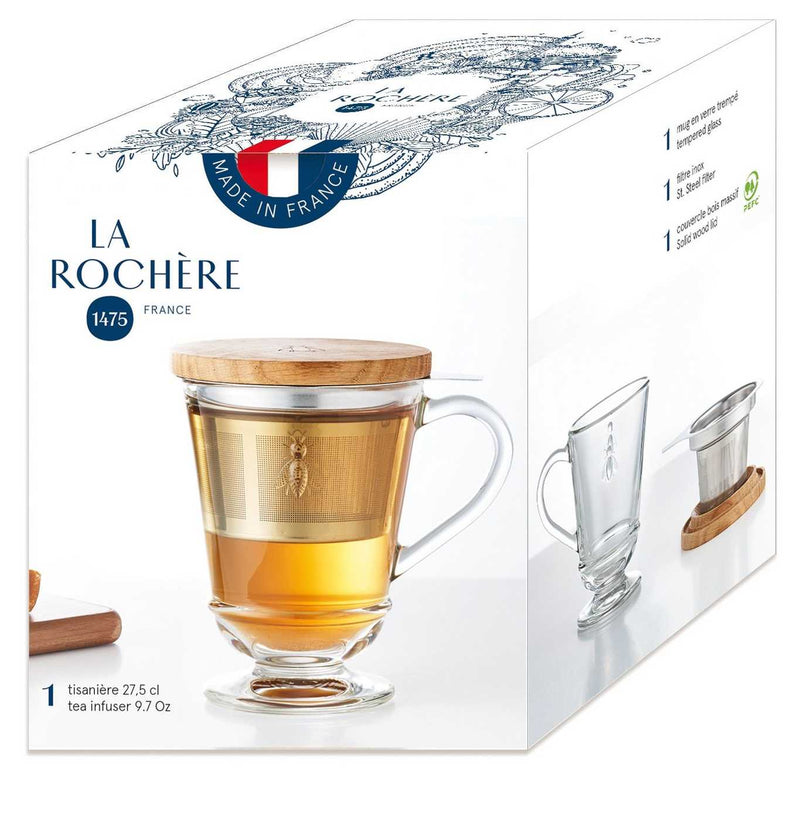 ABEILLE Set Teapot 28cl Glass